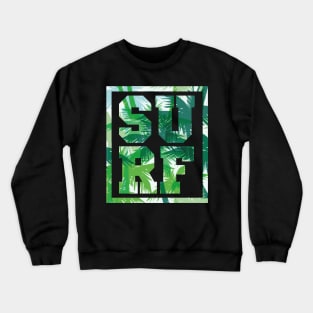 Surf shirt - ocean wave surfer Crewneck Sweatshirt